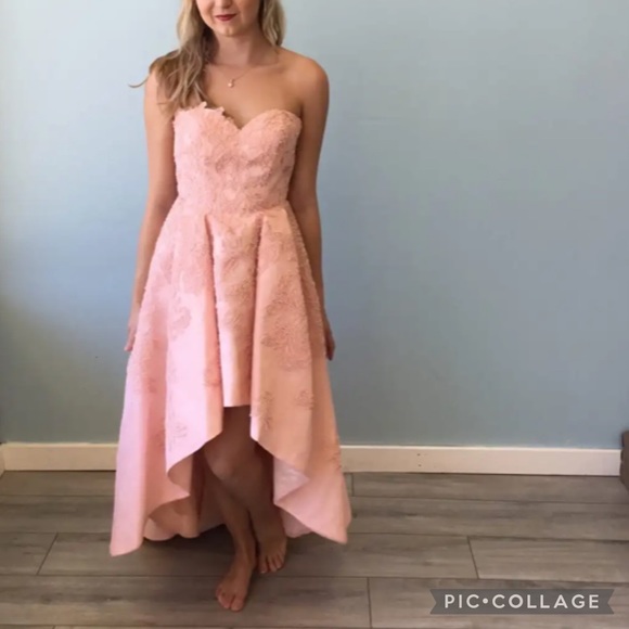 Mon Cheri corset back high low gown - Picture 14 of 15